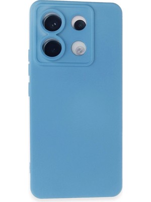 sbodurhome Xiaomi Redmi Note 13 Pro 5g Kılıf Nano Içi Kadife Silikon - Mavi