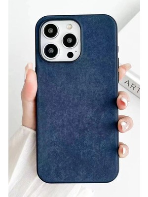 sbodurhome Apple Iphone 15 Pro Kılıf Karen Magsafe Kapak - Lacivert