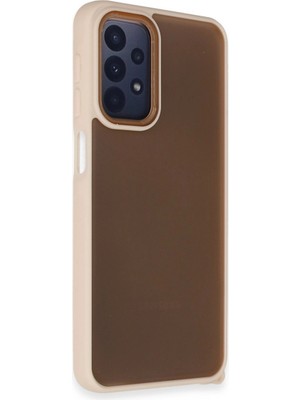sbodurhome Samsung Galaxy A23 4g Kılıf Elegant Kapak - Pudra