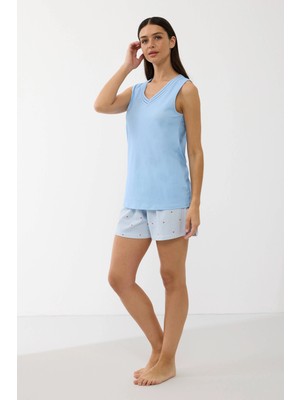 Marmara Qumasch Anıl 11734  Kadın T-Shirt ve Pantalon Takım