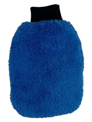 Vezüv Mikrofiber Araç Yıkama Eldiveni Mavi