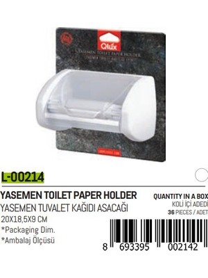 Nuveden Yasemen Kapaklı Wc Kağıtlık (4887) NVDN-GOITLT34