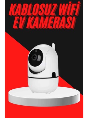 Nuveden Ieg Baby Kamera Kablosuz 720P Beyaz 360 Derece Wifi Kamera Full Hd 1080P Glyaln