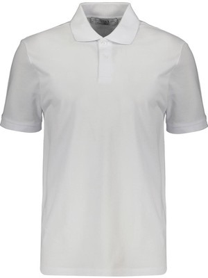Süvari Polo Yaka Pike Regular T-Shirt TS1014000473 Beyaz