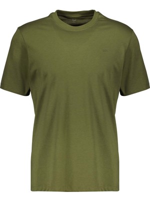 Süvari O Yaka Basic T-Shirt TS1014000475 Haki