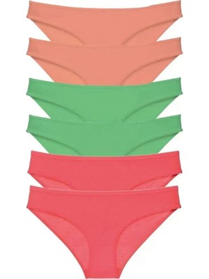 Marsilyan 6 Adet Süper Eko Set Likralı Kadın Slip Külot 549