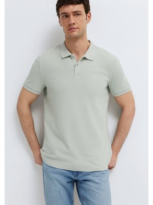 Mavi Mavi Mühür Logo Işlemeli Yeşil Polo Tişört 8804370148