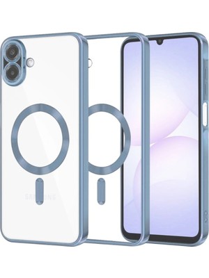 sbodurhome Samsung Galaxy A07 4g Kross Magneticsafe Kapak - Sierra Blue