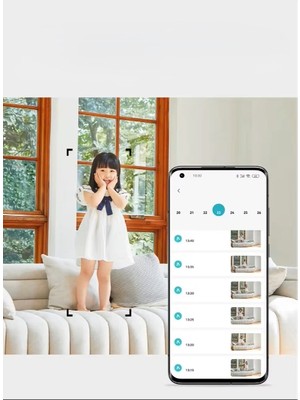 Ozcmax Uygulama Destekli Wi-Fii Ev Güvenlik Kamerası
