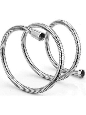 Tema Örgülü Ince Çift Kenetli Kromajlı Lüks Görünümlü Spiral - Anti-Twist Özellikli 360 Derece Dönerli Pirinç Somun