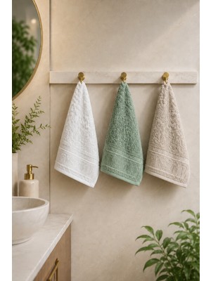 Taya Home Bambu El ve Yüz Havlusu 30X50 cm | Mutfak ve Banyo Için Premium Yumuşak Havlu