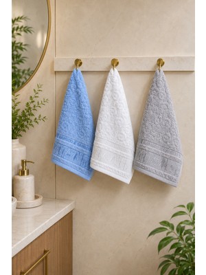 Taya Home Bambu El ve Yüz Havlusu 30X50 cm | Mutfak ve Banyo Için Premium Yumuşak Havlu