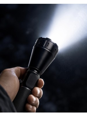 İlkyaz Fashion 60W Profesyonel Şarjlı El Feneri 9000MAH Güçlü LED Aydınlatma