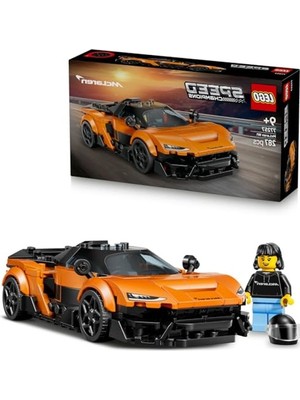 MarkEntegra LEGO Speed Champions Mclaren W1 Gerçek Süper Araba 77257-9 Yaş ve Üzeri Çocuklar Için Mclaren Kıyafetli Sürücü Figürü Içeren Yaratıcı Oyuncak Yarış Arabası Yapım Seti, Hediye Fikri (287 Parça)