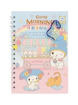 Kuromili Kitabı, Karakter Temalı, Spiral Ciltli, Good Morning Serisi, Çok Renkli, 1 Adet