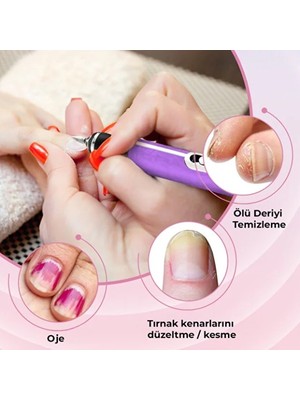 Hereveoyuncak Şarjlı Manikür Pedikür Tırnak Bakıım Seti