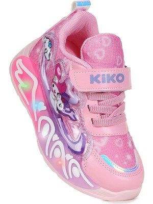 Kiko Kids Sund Işıklı Hafif Taban Kız Çocuk Spor Ayakkabı