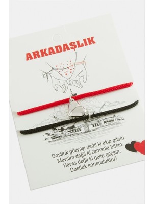 Nuveden 2'li Kalp Mıknatıslı Arkadaşlık Bilekliği