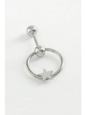 Nuveden Yıldız Çelik Piercing 1 Adet