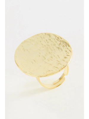Nuveden Oval Metal Yüzük