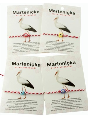 Nuveden Nazar Cam Boncuk Marteniçka Ip Bileklik