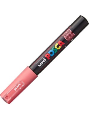  uni-ball posca 0.7 su bazlı boyama markörü mercan pembe n (6 lı paket)