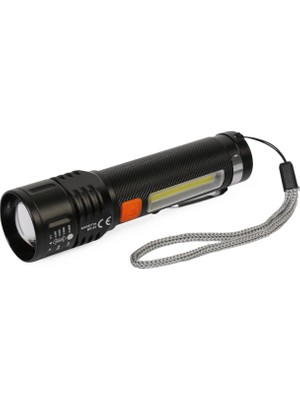 sbodurhome Baretta Br-85 XHP50 LED 5 Fonksiyonlu Şarjlı El Feneri