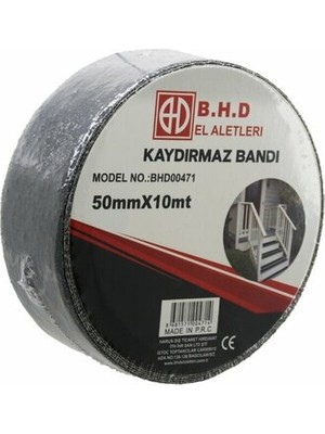 Hereveoyuncak Kaydırmaz Siyah Bant 50 mm x 10 mt