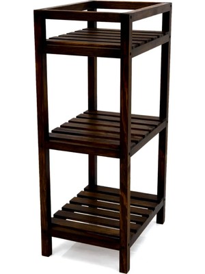 Matmel Ahşap Ayaklı Banyo Rafı