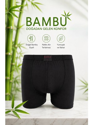 ByDon Erkek Licralı Bambu Boxer ( Içten Lastikli )