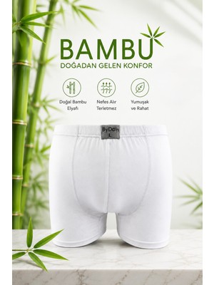ByDon Erkek Licralı Bambu Boxer ( Içten Lastikli )