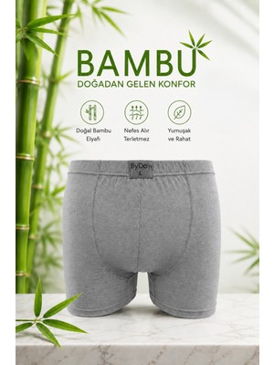 ByDon Erkek Licralı Bambu Boxer ( Içten Lastikli )
