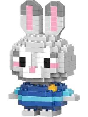 Hereveoyuncak Bricks Judy Hopps Mini Tavşann LEGO Figürü