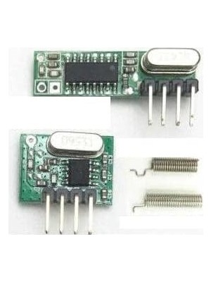 433MHZ Rf Alıcı Verici Modül Kristalli Takım