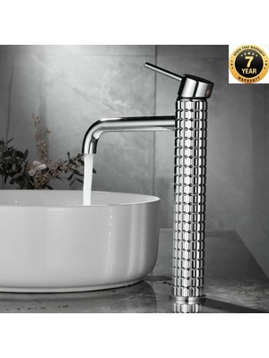 OEM Banyo Çanak Lavabo Bataryası Krom Renk Yeni Tasarım 7 Yıl Garantili Ithal