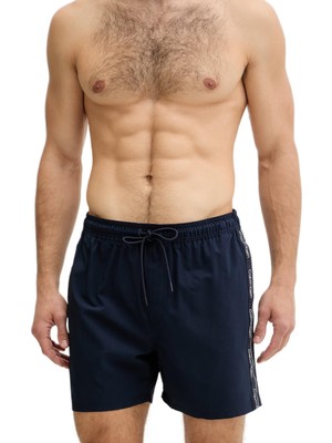 Calvin Klein Erkek Mavi Deniz Şortu LV00N61002