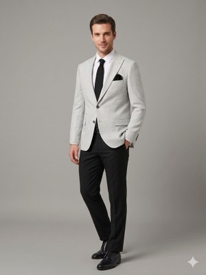 Centilmen Selim Havan Erkek Şık Kesim Blazer Ceket 0016