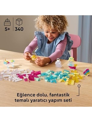 Sihirli Saydam Kutu 11040 – 5 Yaş ve Üzeri Çocuklar Için Mini Figürler Içeren Renkli Parçalar ve Askı Parçaları Yapım Seti (340 Parça)