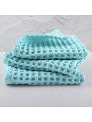 Lüks Mutfak Havlusu 3 Adet - Yüksek Kalite, 100% Pamuk, 30X30 Cm, Waffle Dokuma Washcloth Havlu