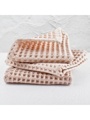 Lüks Mutfak Havlusu 3 Adet - Yüksek Kalite, 100% Pamuk, 30X30 Cm, Waffle Dokuma Washcloth Havlu