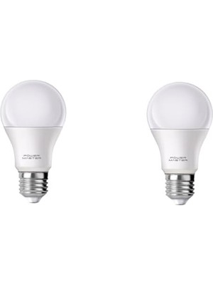 Karok Ticaret 2 Adet, E27, 12 Volt, 10 Watt, Beyaz 6500K, LED Ampul, (Dc 12 Volt Aküler Için), Kamp, Karavan, Tekne ve 12V Akü Sistemleri, Powermaster