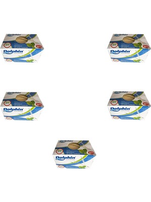 Dolphin Mentollü Jelatinli / Poşetli Ahşap Kürdan - 500 Adetlik 5 Paket