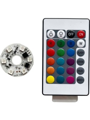 5V Rgb Ir Kumandalı Yuvarlak Kit