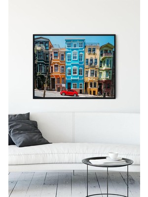 (PSTER13684) Balat Manzara Çerçeveli Tablo (21X30CM)