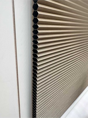 Empressco Yazar Home Honeycomb (Bal Peteği) Vizon Kahve %100 Karartma ve Isı Yalıtımlı Plise Perde - Fiyatı, Yorumları
