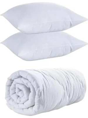 Hakay Çift Kişilik Silikon Yorgan ve Mikrofiber Yastık Seti