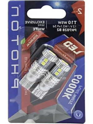 Hakay T10 W5W LED Ampuller - 2'li Set, Beyaz
