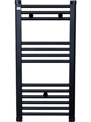 Hakay 500X800 Ölçülerinde Siyah Renkli Havlupan Radyatör