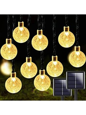 Hakay Solar Işık Zinciri, Dış Mekan Dekorasyonu Için Su Geçirmez ve Sensörlü
