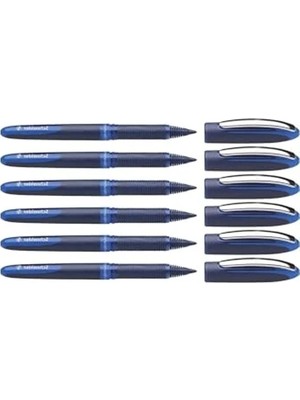 Hakay Roller Imza Kalemi - 0.6 Mm, Mavi, 6 Adet